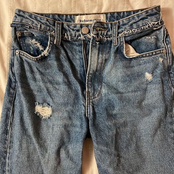 Reformation Cropped Cigarette Jean - Picture 6 of 12